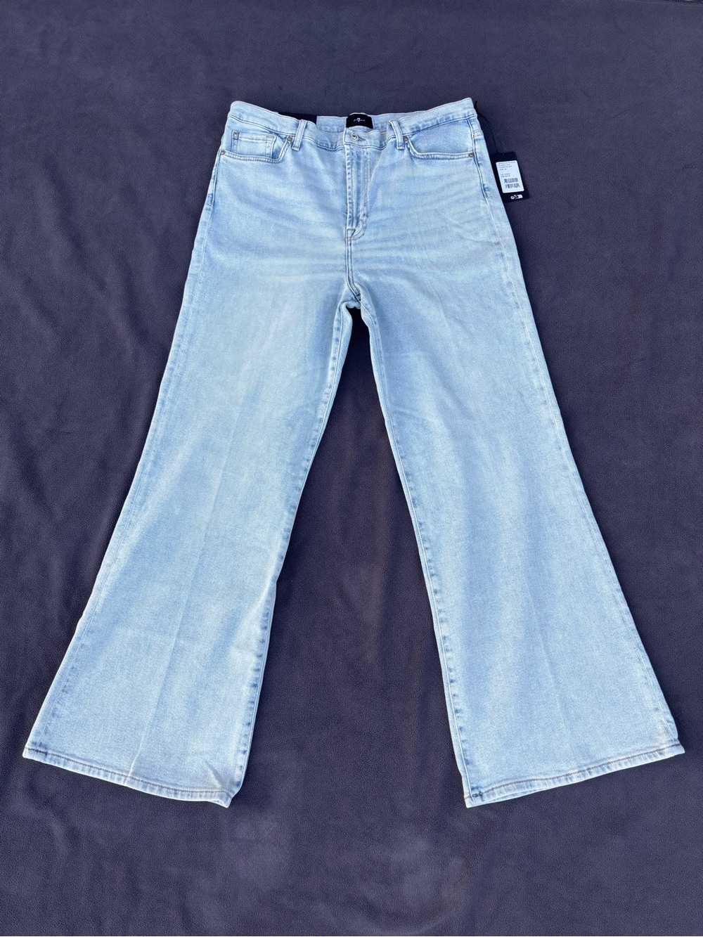 7 for All Mankind Modern Dojo Tailorless in Frosted Lotus Sz 34